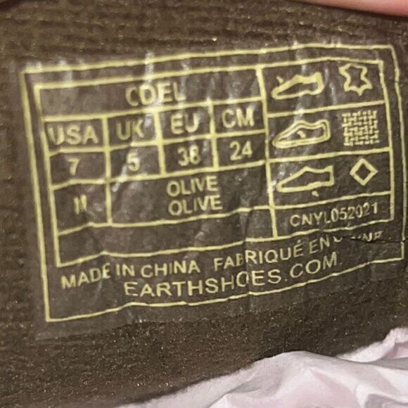 Earth Origins Oakland Odel Olive Green Side Zip Slip On Suede Booties Sz 7 NWOB - Picture 9 of 15